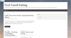 Desktop Screenshot of feelgoodeating.com