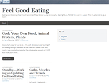 Tablet Screenshot of feelgoodeating.com